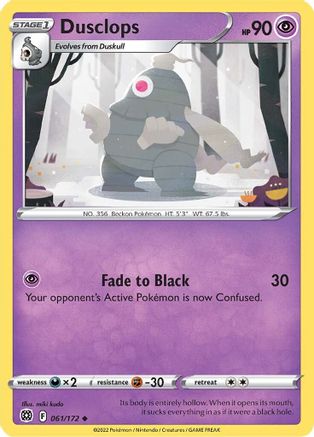 [PKM] Dusclops (061/172) [Sword & Shield: Brilliant Stars]