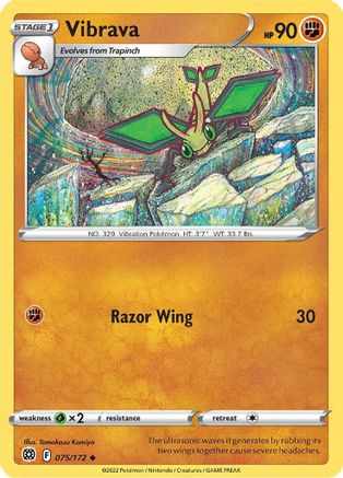 [PKM] Vibrava (075/172) [Sword & Shield: Brilliant Stars]