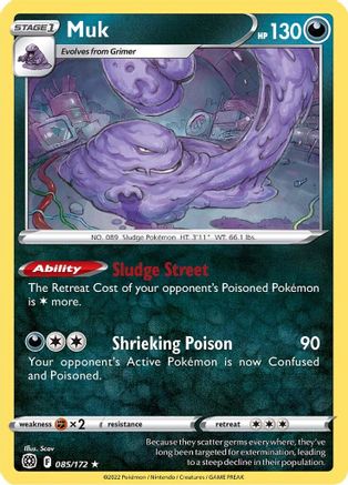 [PKM-R] Muk (085/172) [Sword & Shield: Brilliant Stars]