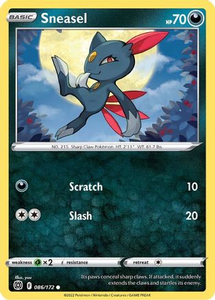 [PKM] Sneasel (086/172) [Sword & Shield: Brilliant Stars]