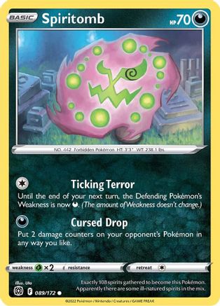 [PKM-C] Spiritomb (089/172) [Sword & Shield: Brilliant Stars]