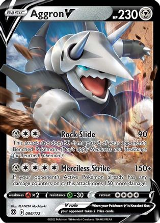 [PKM-R] Aggron V (096/172) [Sword & Shield: Brilliant Stars]