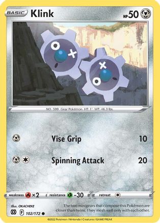 [PKM] Klink (102/172) [Sword & Shield: Brilliant Stars]