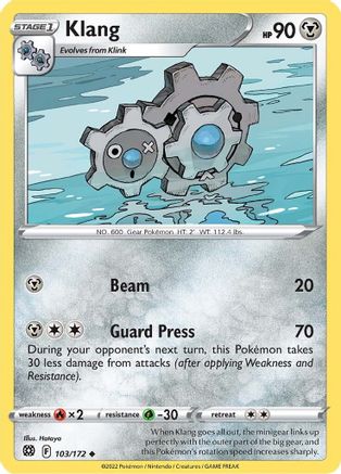 [PKM] Klang (103/172) [Sword & Shield: Brilliant Stars]