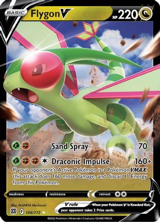 [PKM] Flygon V (106/172) [Sword & Shield: Brilliant Stars]