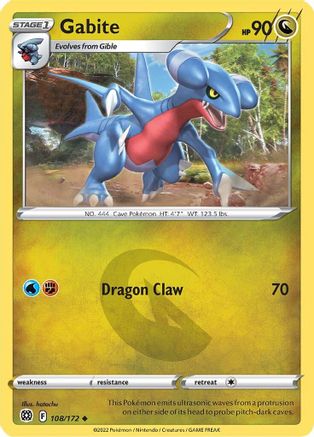 [PKM] Gabite (108/172) [Sword & Shield: Brilliant Stars]
