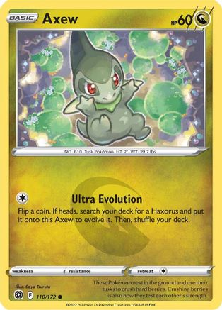 [PKM] Axew (110/172) [Sword & Shield: Brilliant Stars]