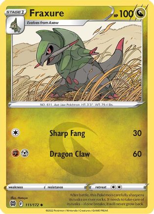 [PKM] Fraxure (111/172) [Sword & Shield: Brilliant Stars]