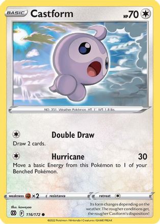 [PKM-C] Castform (116/172) [Sword & Shield: Brilliant Stars]