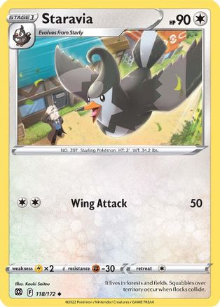 [PKM] Staravia (118/172) [Sword & Shield: Brilliant Stars]