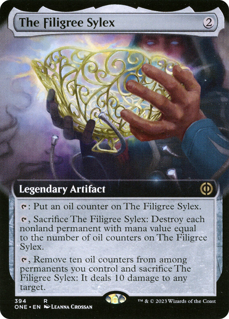 {R} The Filigree Sylex (Extended Art) [Phyrexia: All Will Be One][ONE 394]