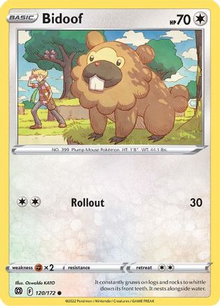 [PKM-C] Bidoof (120/172) [Sword & Shield: Brilliant Stars]