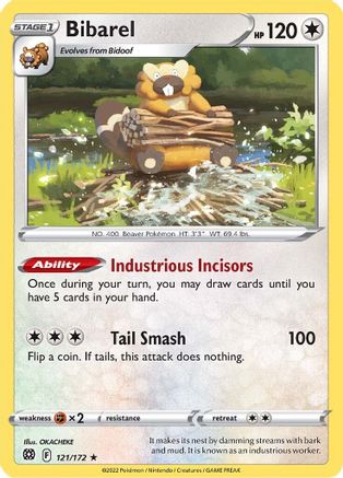 [PKM] Bibarel (121/172) [Sword & Shield: Brilliant Stars]