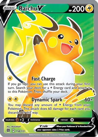 [PKM-R] Raichu V (158/172) [Sword & Shield: Brilliant Stars]