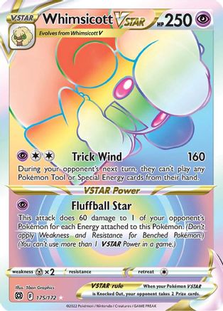 [PKM-R] Whimsicott VSTAR (175/172) [Sword & Shield: Brilliant Stars]
