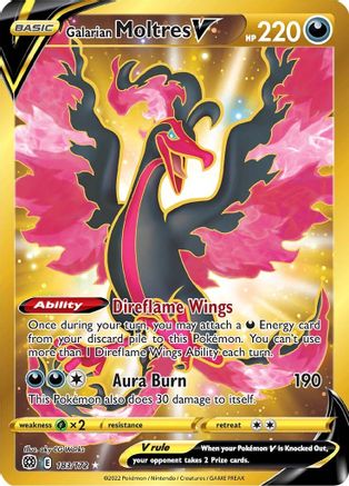 [PKM] Galarian Moltres V (183/172) [Sword & Shield: Brilliant Stars]
