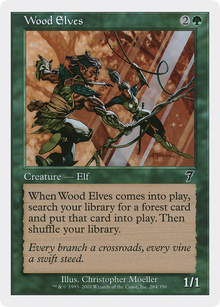 {C} Wood Elves [Seventh Edition][7ED 284]