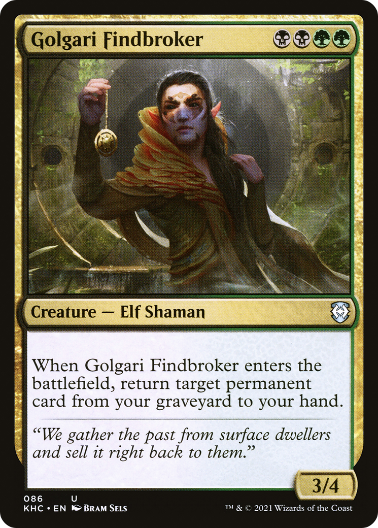 {C} Golgari Findbroker [Kaldheim Commander][KHC 086]