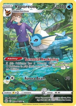 [PKM] Vaporeon (TG02/TG30) [Sword & Shield: Brilliant Stars]