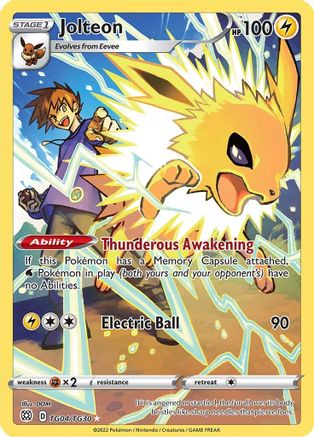 [PKM] Jolteon (TG04/TG30) [Sword & Shield: Brilliant Stars]