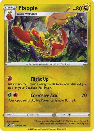 [PKM-R] Flapple (SWSH189) [Sword & Shield: Black Star Promos]