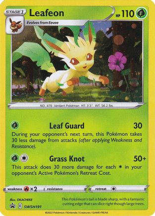 [PKM-R] Leafeon (SWSH191) [Sword & Shield: Black Star Promos]