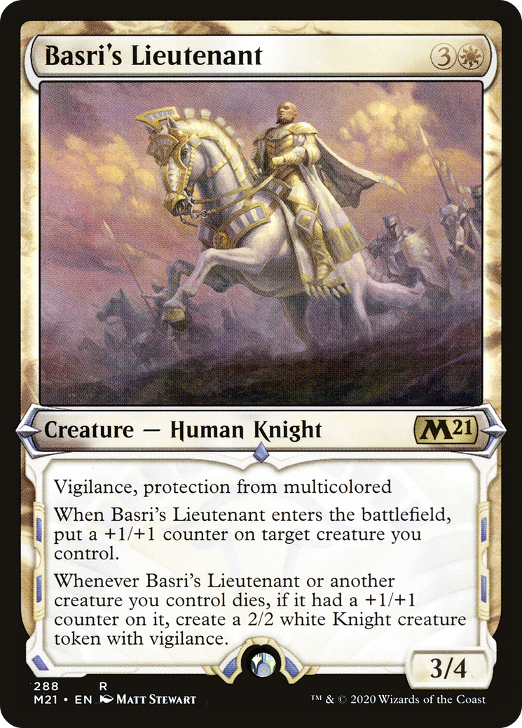 {R} Basri's Lieutenant (Showcase) [Core Set 2021][M21 288]