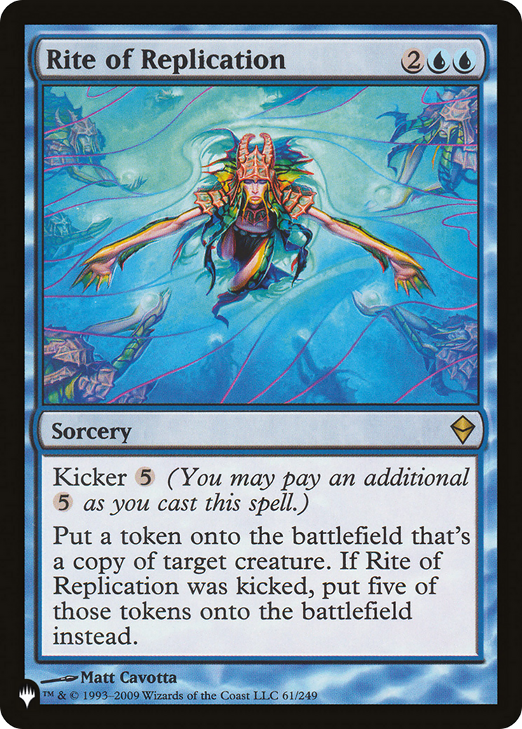 Rite of Replication (ZEN) [LIST 61/249]