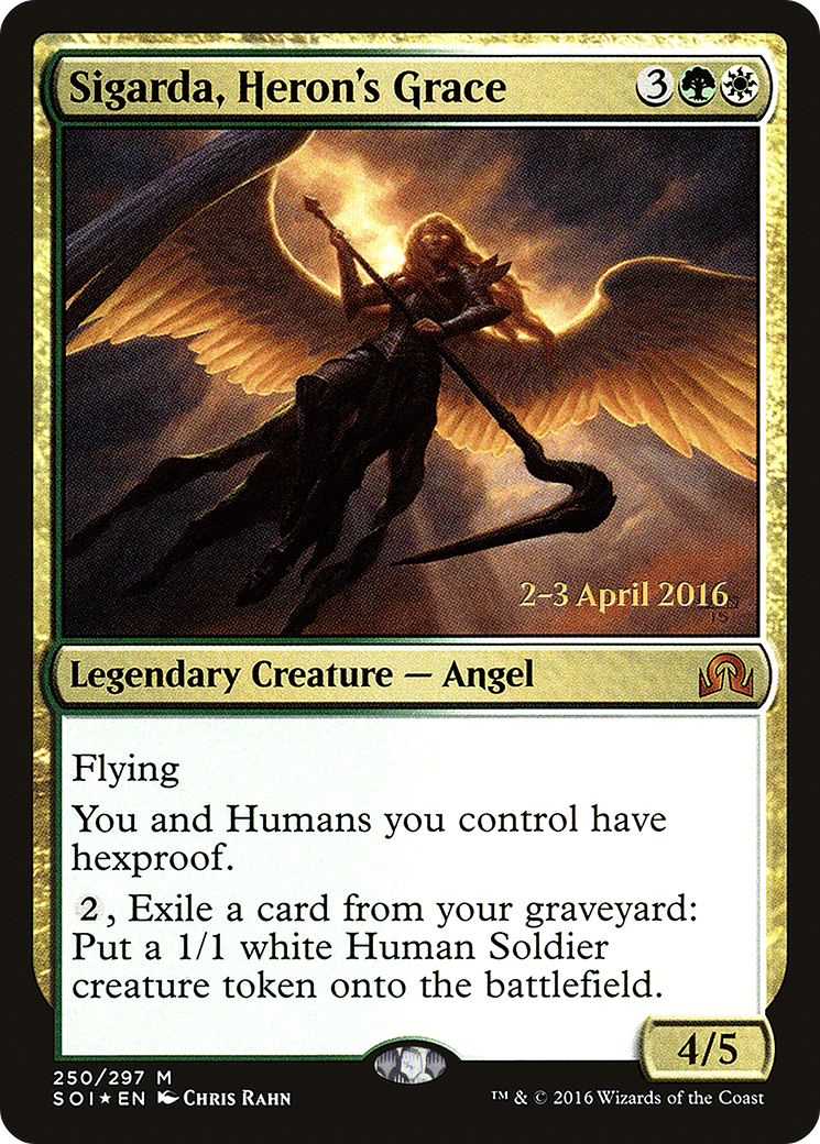 {R} Sigarda, Heron's Grace [Shadows over Innistrad Prerelease Promos][PR SOI 250] - Misty Mountain Games
