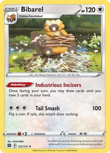 [PKM] Bibarel (121/172) (Theme Deck Exclusive) [Sword & Shield: Brilliant Stars]