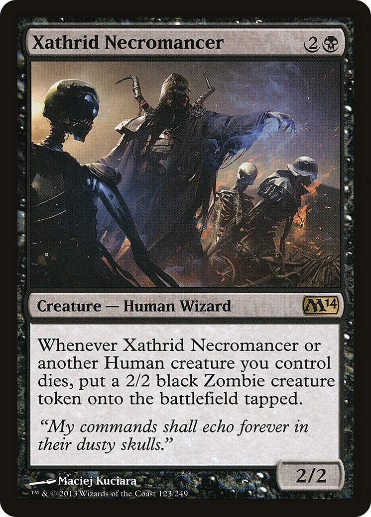 {R} Xathrid Necromancer [Magic 2014][M14 123] - Misty Mountain Games