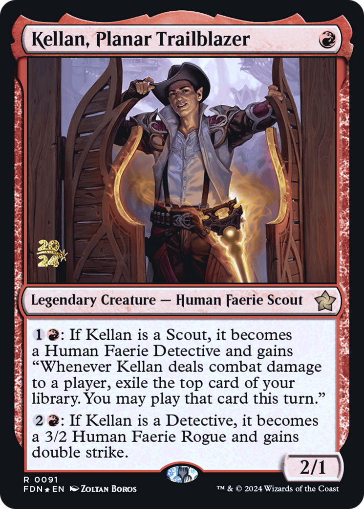{@R} Kellan, Planar Trailblazer [Foundations Prerelease Promos][PR FDN 091]