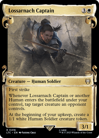 {R} Lossarnach Captain [The Lord of the Rings: Tales of Middle-Earth Commander Showcase Scrolls][LTC 418]
