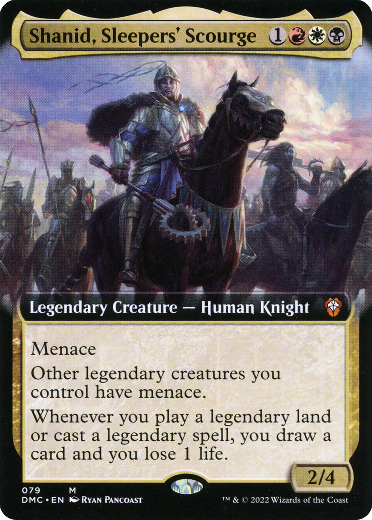 {R} Shanid, Sleepers' Scourge (Extended Art) [Dominaria United Commander][DMC 079]