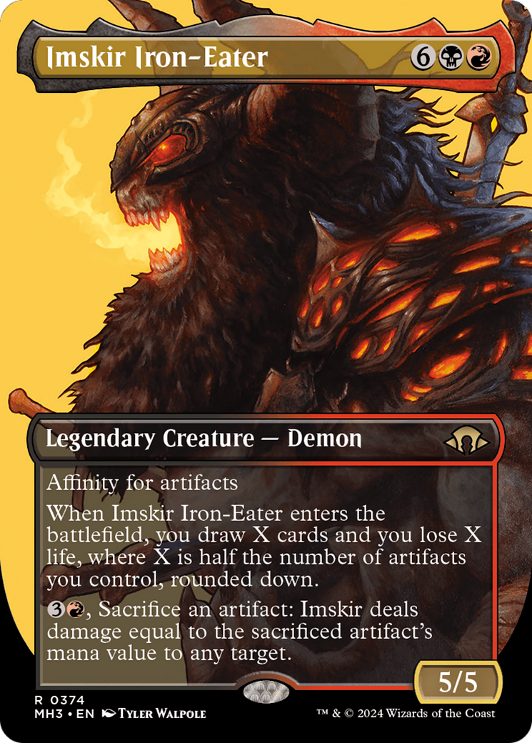 {R} Imskir Iron-Eater (Borderless) [Modern Horizons 3][MH3 374]