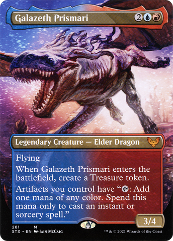 {R} Galazeth Prismari (Borderless Alternate Art) [Strixhaven: School of Mages][STX 281]