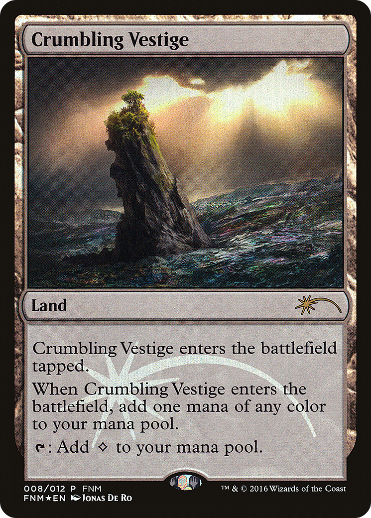 {R} Crumbling Vestige [Friday Night Magic 2016][PA F16 008]