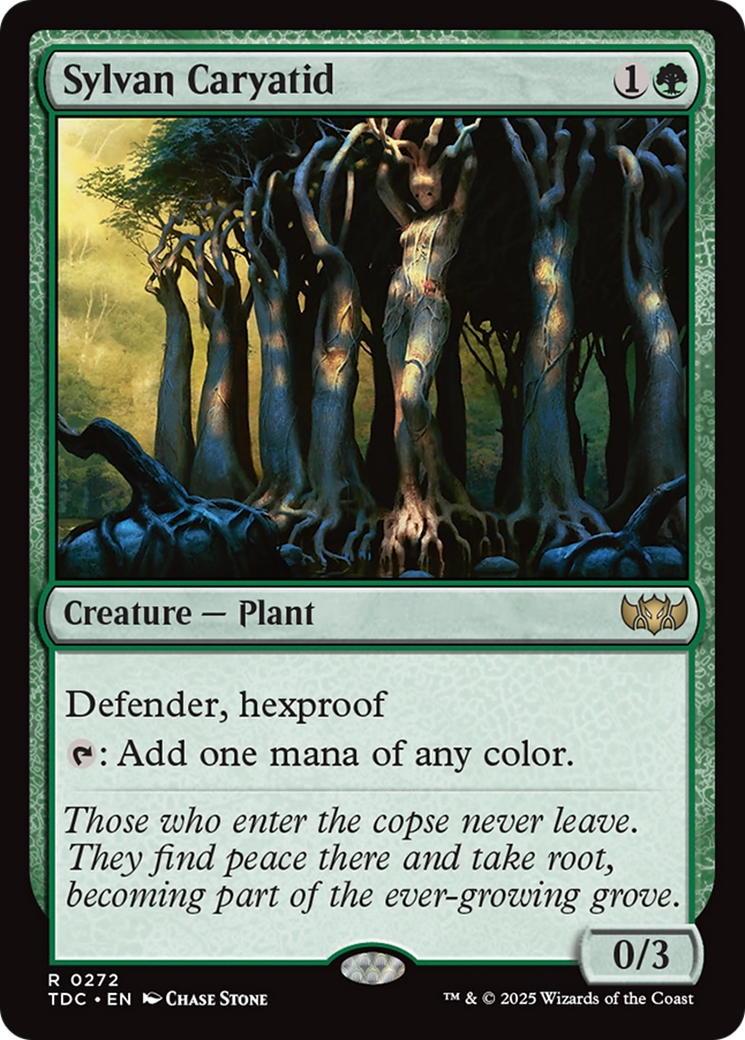 {R} Sylvan Caryatid [Tarkir: Dragonstorm Commander][TDC 272]