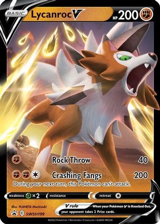 [PKM-R] Lycanroc V (SWSH199) [Sword & Shield: Black Star Promos]