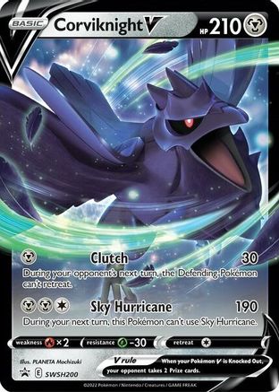 [PKM-R] Corviknight V (SWSH200) [Sword & Shield: Black Star Promos]