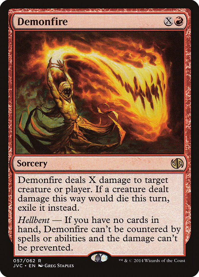 {R} Demonfire [Duel Decks Anthology][JVC 057]