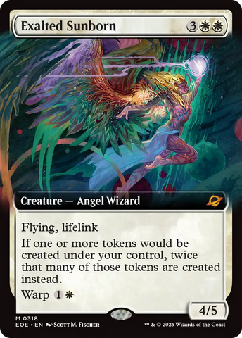 {@@ EOE R} Exalted Sunborn (Extended Art) [Edge of Eternities][EOE 318]