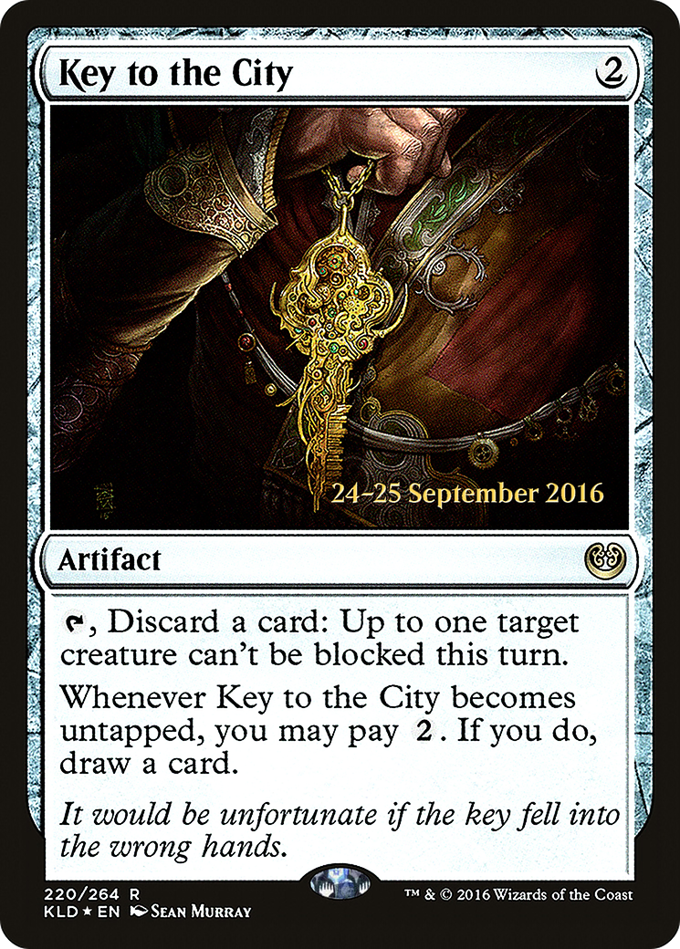 {R} Key to the City [Kaladesh Prerelease Promos][PR KLD 220]