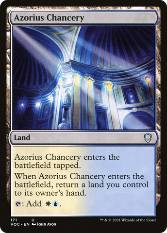 {C} Azorius Chancery [Innistrad: Crimson Vow Commander][VOC 171]