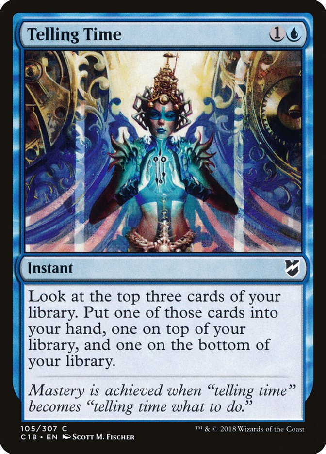 {C} Telling Time [Commander 2018][C18 105]
