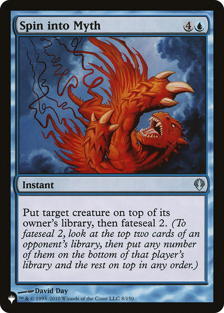 Spin into Myth [LIST 8/150]