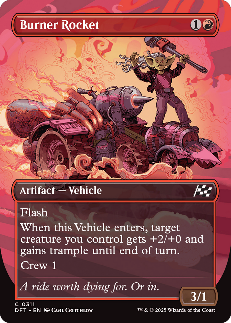 {@C} Burner Rocket (Borderless) [Aetherdrift][DFT 311]