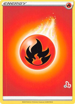 [PKM BE] Fire Energy (Cinderace Stamp #2) [Battle Academy 2022]