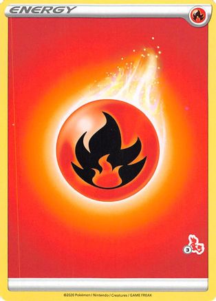 [PKM BE] Fire Energy (Cinderace Stamp #3) [Battle Academy 2022]