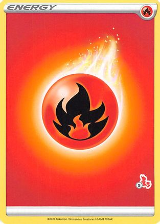 [PKM BE] Fire Energy (Cinderace Stamp #5) [Battle Academy 2022]